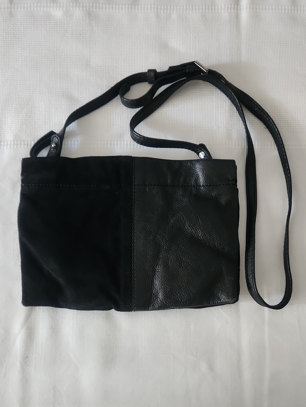 Zara Crossbody Leather Suede Bag